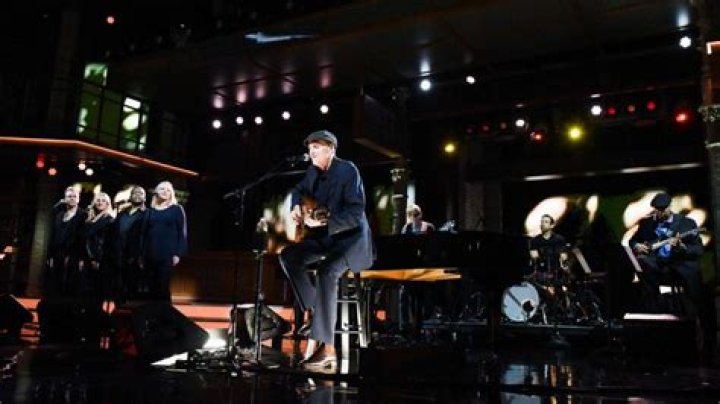 James Taylor Performs Carolina In My Mind On The Late Show With Stephen Colbert