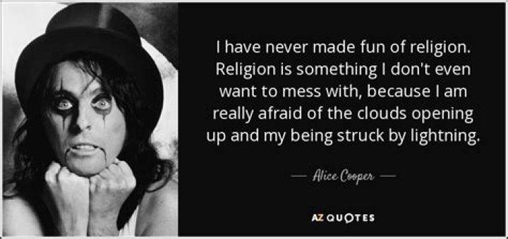 What Religion Is Alice Cooper?